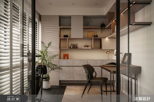 31坪美式輕奢宅，從拱門玄關到彈性書房演繹溫馨與質感兼具的家