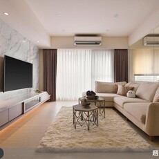 桃園21坪中古屋翻新全紀錄，柔粉調現代宅演繹生活的細膩層次