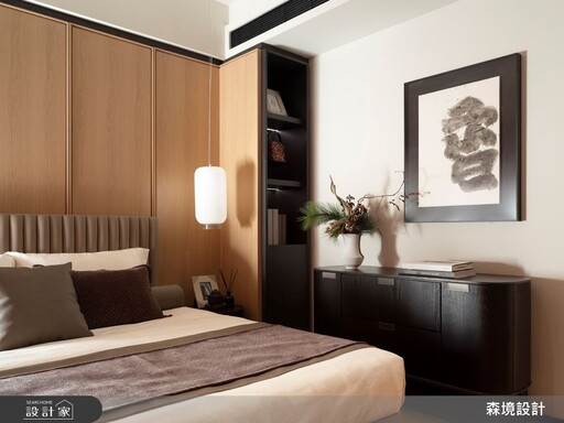 50坪新東方風設計，融合中式雅韻與現代美學創造溫潤優雅的理想家居