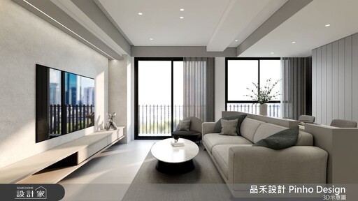 探索less is more的魅力魔法，45坪新成屋以輕淺色調和細節之美