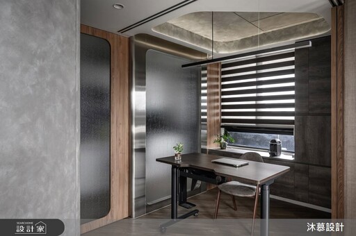 斜角設計讓小宅輕鬆擁抱三房兩廳！弧形設計x斜率延伸，替 18 坪小宅撰寫專屬的生活程式碼