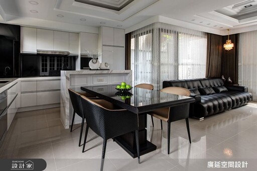 精緻細節搭佐完美機能!優雅大器的新古典宅,展現時尚黑白大勢!