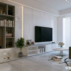 15 坪規劃兩房零壓迫！懸浮收納和二進式設計，光感放大術建構空間感與機能兼具的現代小宅