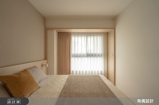 35 坪新成屋的溫柔宣言！安全圓角設計 X 玄關旋轉鞋架，四房變出三倍儲藏量打造療癒現代混搭宅