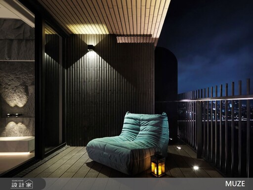 以木紋與石材描繪人文溫度，45 坪日式現代風打造隱形收納 X 無壓動線的生活場景