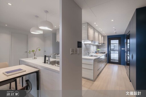 將海港城市浪漫融入家的設計！日式廚具將飲食文化變成凝聚家的重心，3+1 房格局打造一家人的療癒港灣