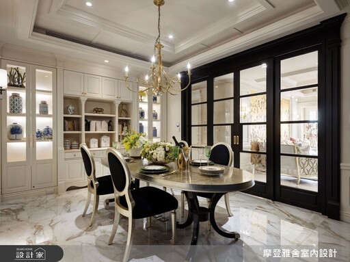 把飛行思念化為設計！20 年起家厝變身歐洲宮廷，法式洛可可風和手繪壁畫實現三代同堂的愛與傳承