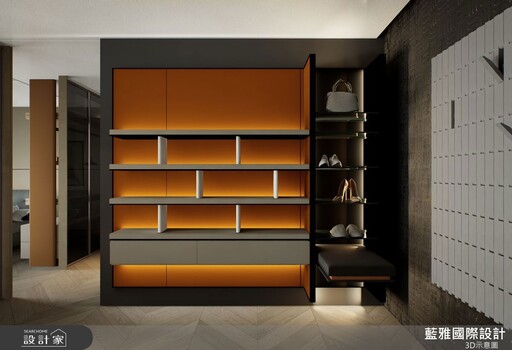 空間即風格的完美演繹!「義式精品美學」線性構圖創 x 材質對比張力,建構 27 坪宅邸時尚生活詩篇