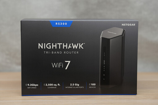 NETGEAR 夜鷹 NIGHTHAWK RS300 WiFi 7 路由器開箱評測分享：功能強大規格完整且外型時尚！