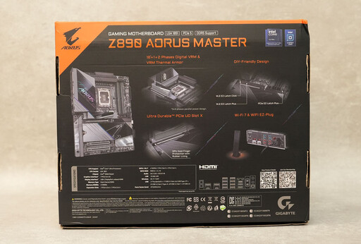 技嘉 Z890 AORUS MASTER 主機板開箱+Intel Core Ultra 9 285K評測分享：超多DIY友善設計且用料扎實效能突出！