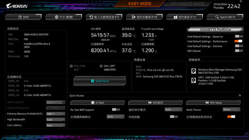 技嘉 Z890 AORUS MASTER 主機板開箱+Intel Core Ultra 9 285K評測分享：超多DIY友善設計且用料扎實效能突出！