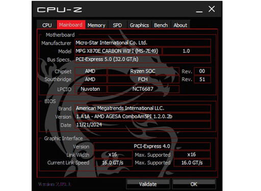 微星 MPG X870E CARBON WIFI 主機板開箱評測分享：超頂的用料與擴充性與效能表現！是遊戲玩家與Ryzen 7 9800X3D的好搭檔！