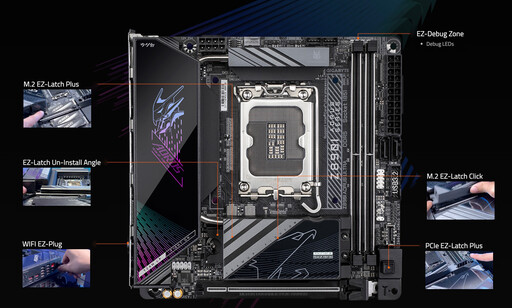 技嘉Z890I AORUS ULTRA主機板開箱評測分享：用料發燒是小電腦玩家最愛的Mini-ITX