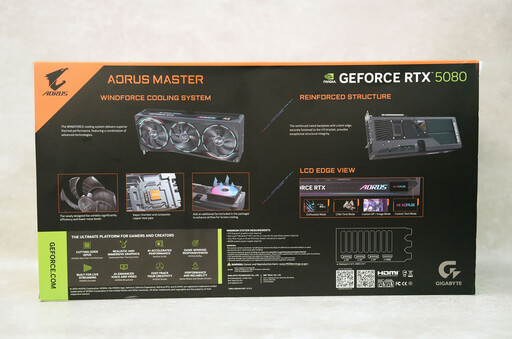 技嘉AORUS GeForce RTX 5080 MASTER 16G顯示卡開箱評測分享：搶「鮮」體驗DLSS4等新技術+料好實在效能優異！