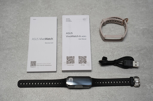 華碩VivoWatch 6 AERO健康手環開箱使用分享：能即時量測血壓！
