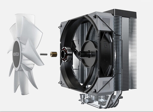 MONTECH NX400 ARGB單塔散熱器開箱評測分享：給你極致的散熱效果與華麗的視覺體驗