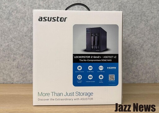 ASUSTOR AS6702T V2 NAS + Seagate IronWolf Pro 30TB HDD評測分享:功能強大支援雙5GbE網路 還支援單碟30TB大容量HDD與四組M.2 SSD