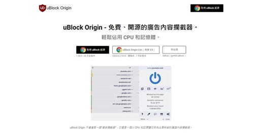 擋廣告神器uBlock Origin被禁用 原因與Google有關