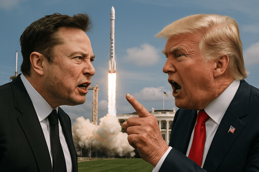 馬斯克嗆聲川普SpaceX將「退役龍飛船」 美國太空計畫陷入危機