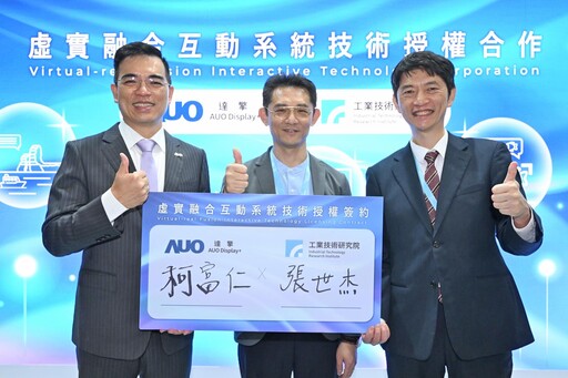 工研院攜手達擎開發新興顯示產品 推動AI虛實融合技術落地應用