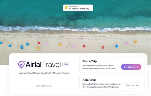 Meta、Google前工程師打造旅遊神器「Airial」 AI包辦從頭到尾的旅程