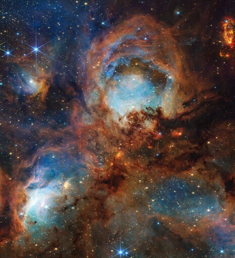 詹姆斯·韋伯太空望遠鏡三週年 發布驚艷「貓爪星雲」新影像
