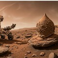 NASA火星照片引熱議 奇岩酷似頭盔造型