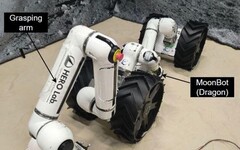未來登月新利器！旋轉機械手臂準備挖掘月球資源