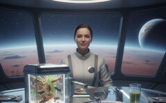 昆蟲挑戰太空餐桌！微型蛋白質工廠可能隨人類飛上月球與火星