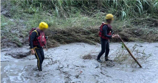 快訊／巡田疑遭暴漲溪水冲走！高雄6旬婦遺體今晨被尋獲