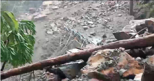 快訊／凱米雨勢強勁 宜蘭台7甲線36K遭大量土石崩落掩埋
