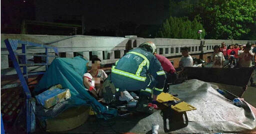 宮廟遶境活動車輛自撞 台北社子島島頭公園12人輕重傷