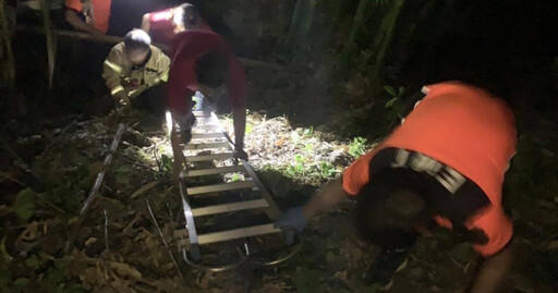 鬼月山中迷路驚魂！兄妹深夜誤走產業道路 車滑落山溝驚險脫困