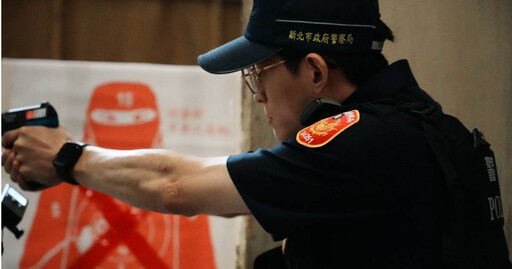 模擬激烈警匪槍戰！ 新莊警首辦射擊賽展現堅強實力