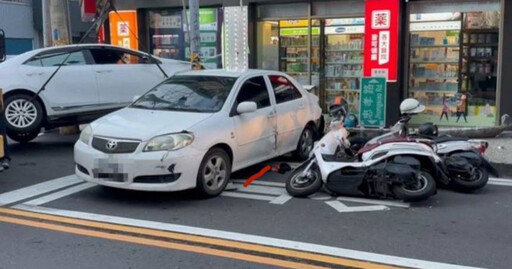 雲林2車追撞波及5機車！1男無辜遭壓車底斷肢 涉案通緝犯仍在逃