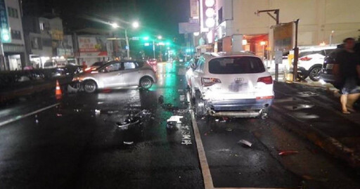 颱風夜不安寧！台中女駕車買宵夜失神連撞3車 恐面臨高額代價