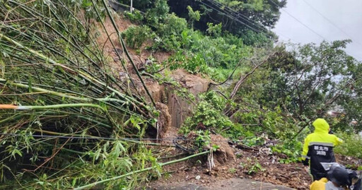 快訊／基隆瑞工隧道驚傳土石流！雙向道路封閉 現場畫面曝光