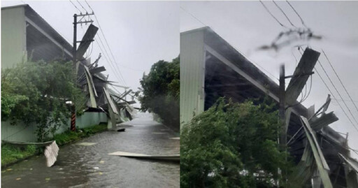 颱風「山陀兒」重創高雄！前鎮區停電2840戶 台電維修員火速搶修