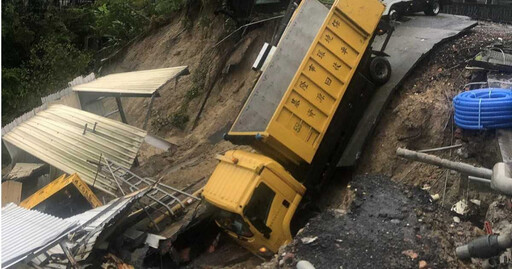 基隆「天外天焚化爐」坍塌！10多輛垃圾車慘遭埋 驚悚畫面曝光