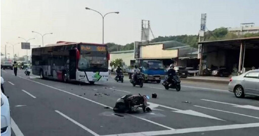 台中又傳公車捲入死亡車禍！機車左轉撞上公車 52歲騎士傷重不治