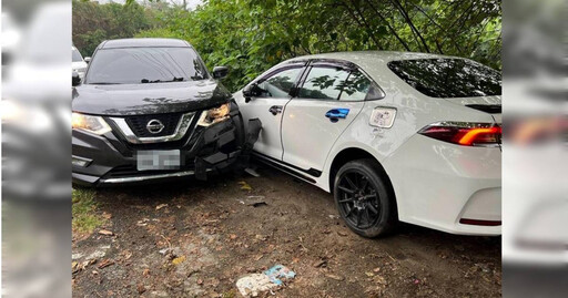 毒販激烈反抗猛撞警車後遭連開9槍擊落車輪 搜獲安非他命及槍枝