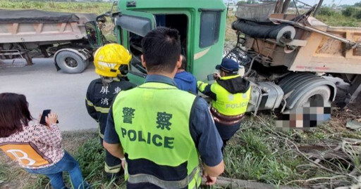 聯結車自撞駕駛「忘拉手煞車」 下車檢查慘遭巨輪輾斃