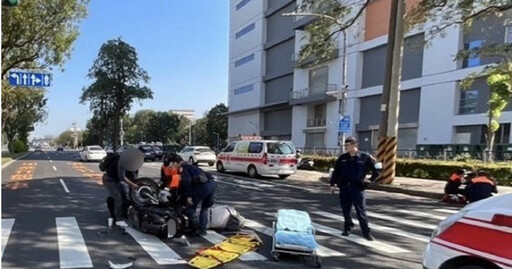 楠梓區老翁闖紅燈釀車禍 2騎士路口相撞雙雙送醫