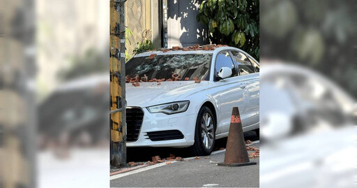 奧迪「違停」遇上「高空墜物」 車主、屋主恐全要破財