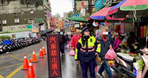 新莊年貨大街開跑！宏泰市場道路管制3天汽車禁入