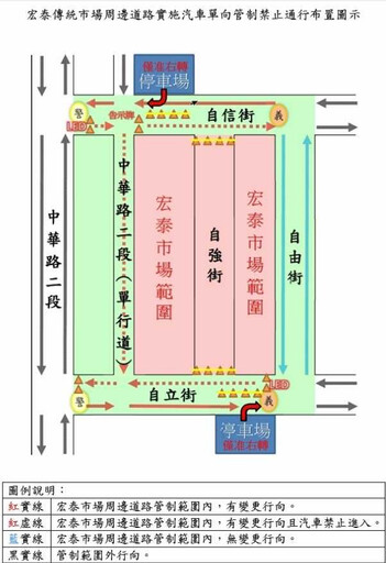 新莊年貨大街開跑！宏泰市場道路管制3天汽車禁入