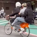 誇張！屁孩「3貼YouBike」還沿路狂叫 網調侃：共享用到極致