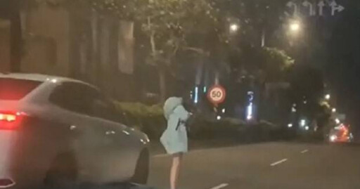 桃園情侶凌晨吵架！女友竟耍脾氣「站路中」 警：恐挨罰500元