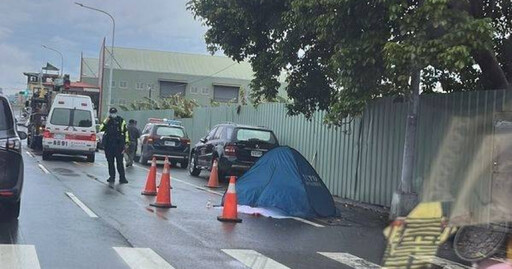 台中烏日驚悚車禍！機車女騎士遭大貨車輾斃 當場慘死