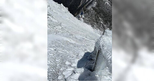 玉山2山友墜深谷遭雪埋 今展開救援先搬到平坦處再吊掛下山